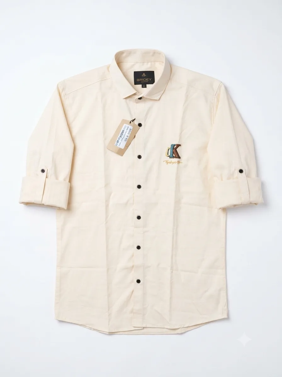 Off white colour Flannel shirt